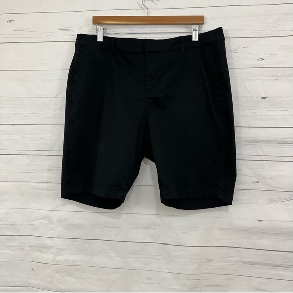Lane Bryant Black High Rise Bermuda Shorts - Picture 1 of 16